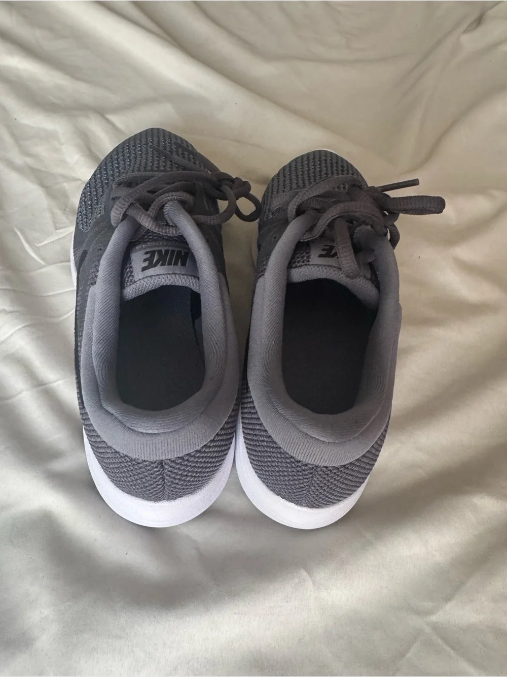 Nike Dark Gray Athletic Trainers with White Sole